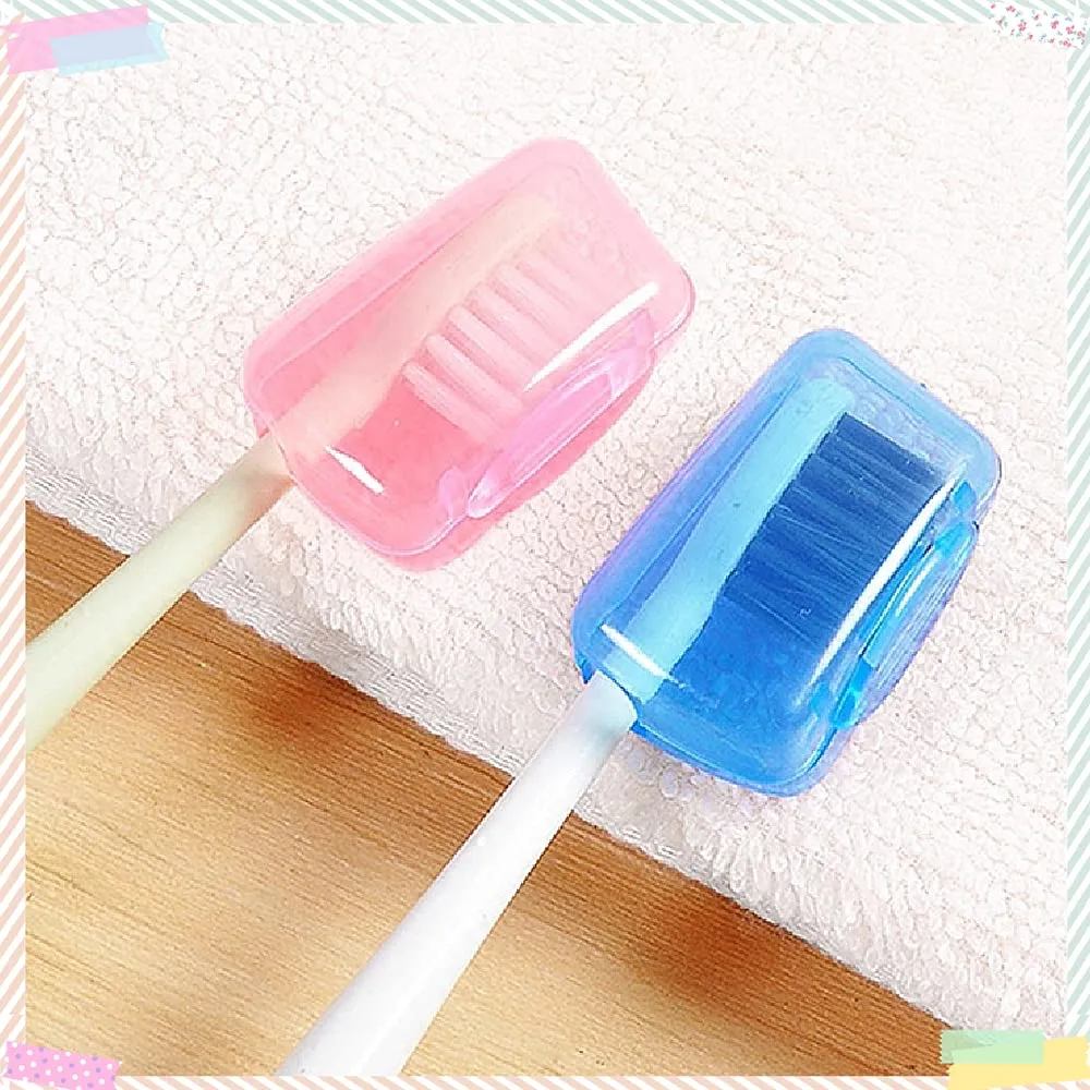20 Pcs Portable Toothbrush Head Cover Case for Travel Hiking Camping Toothbrush Box Brush Cap Case for Home Travel Outdoor Camping Hiking Business Trip