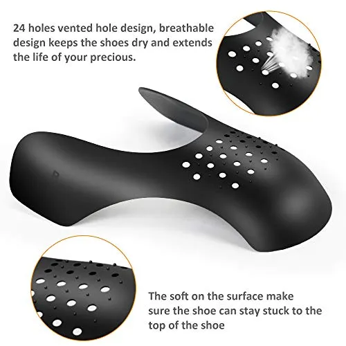 4 Pairs Shoe Crease Protectors for Air Force Shoes, Anti-Wrinkle Shoe Crease Guard for Sneaker and Casual Shoes, Anti Crease Shoe Protectors for Men's 7-12/ Women's 5-8