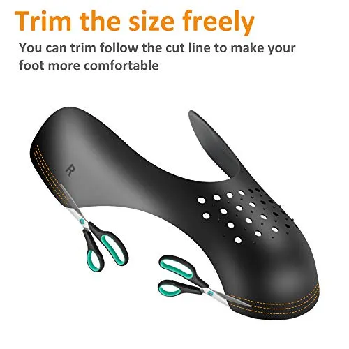4 Pairs Shoe Crease Protectors for Air Force Shoes, Anti-Wrinkle Shoe Crease Guard for Sneaker and Casual Shoes, Anti Crease Shoe Protectors for Men's 7-12/ Women's 5-8