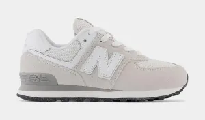 574 Preschool Running Shoes (Nimbus Cloud/White)