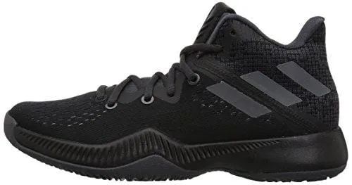 adidas Boys' Mad Bounce J Basketball Shoe Utility Black/Grey, 3.5 M US Big Kid