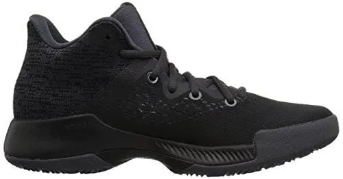 adidas Boys' Mad Bounce J Basketball Shoe Utility Black/Grey, 3.5 M US Big Kid