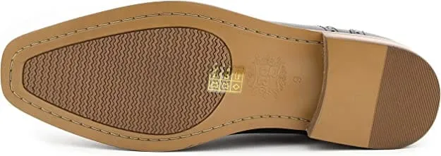 Ag114 Brown Oxford Shoes Men’s Leather Cap Toe