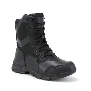 AM1003 8" Men's Military Tactical Work Boots, Hiking Motorcycle Combat Boots with YKK Side Zipper