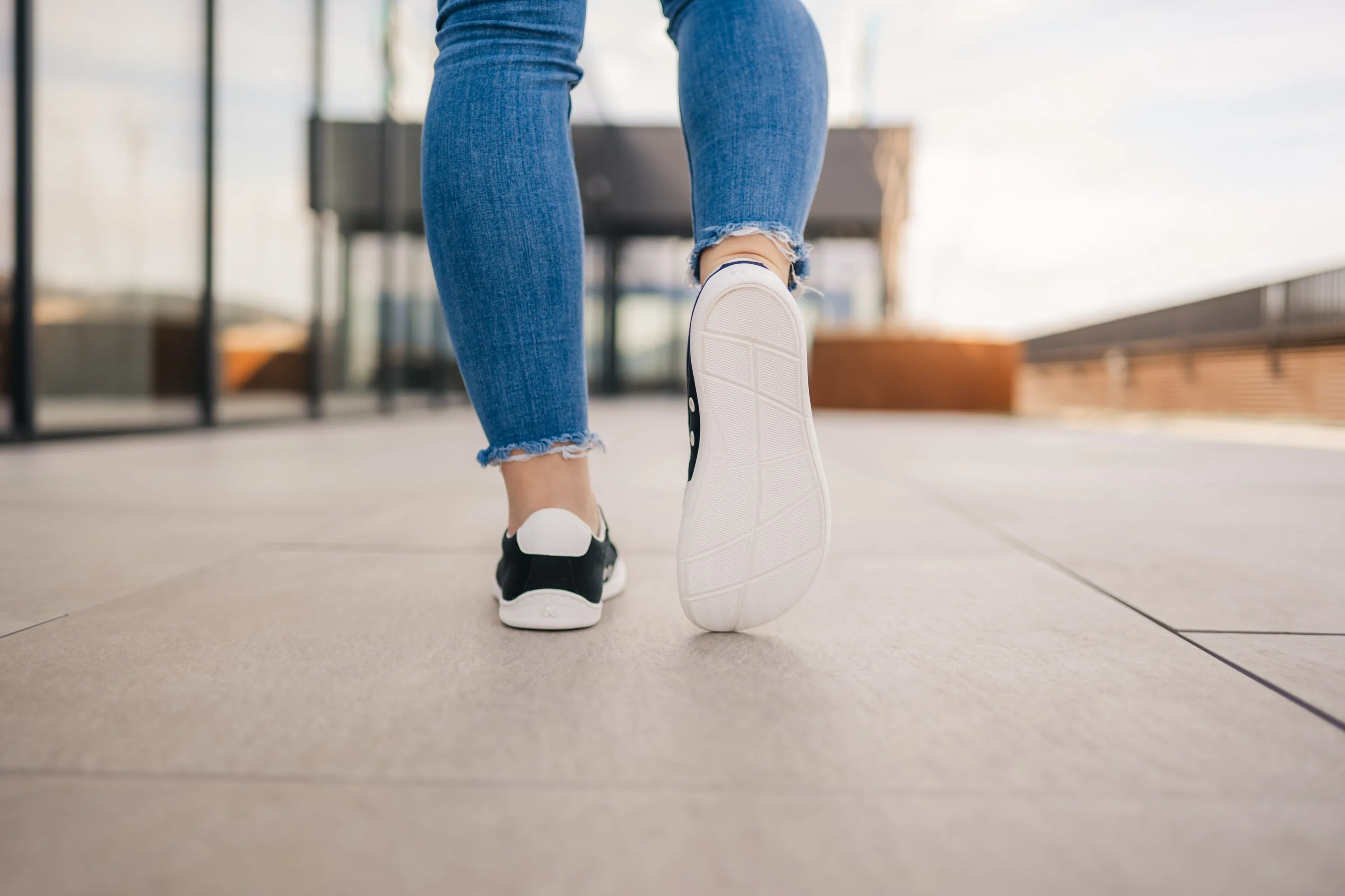 Barefoot Sneakers Be Lenka Rebound - Black & White (SALE)