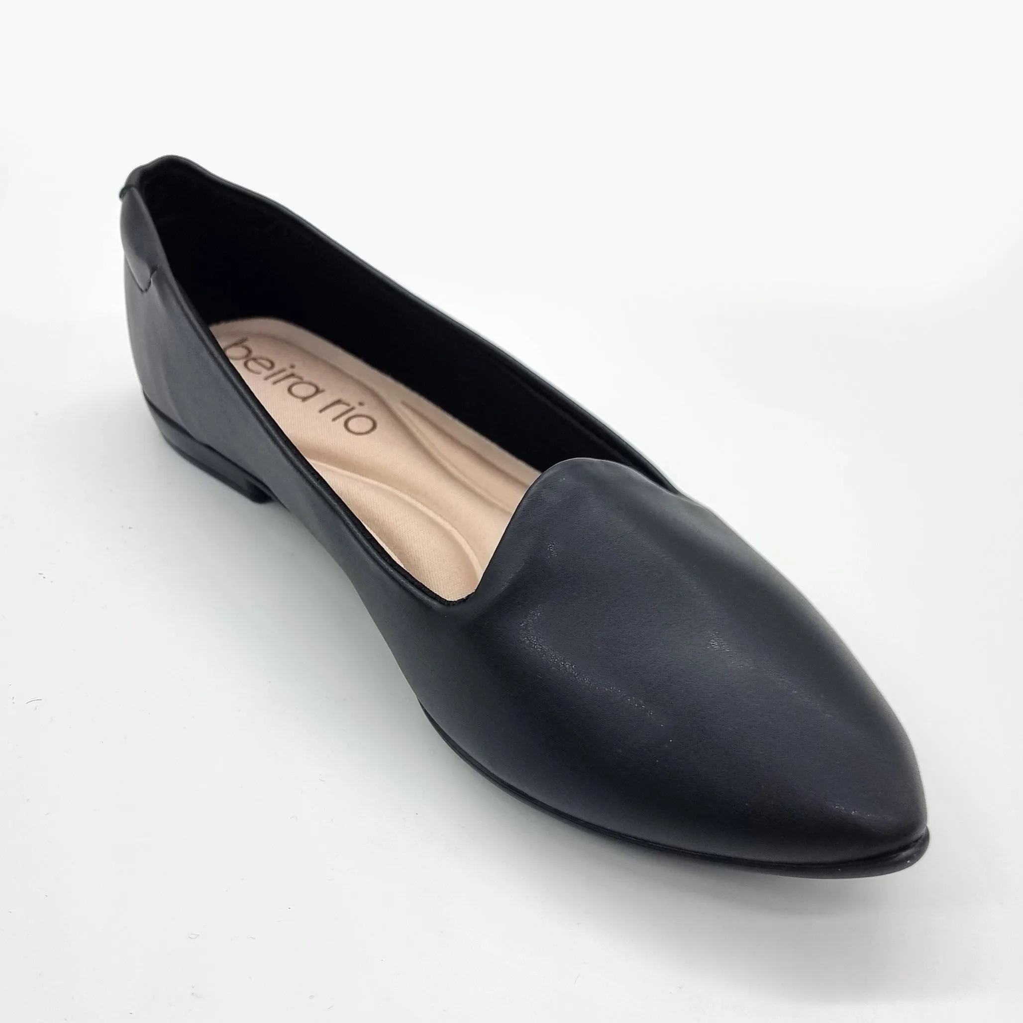 Beira Rio 4136-394 Flat Loafer in Black Napa