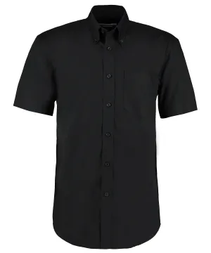 Black - Corporate Oxford shirt short-sleeved (classic fit)