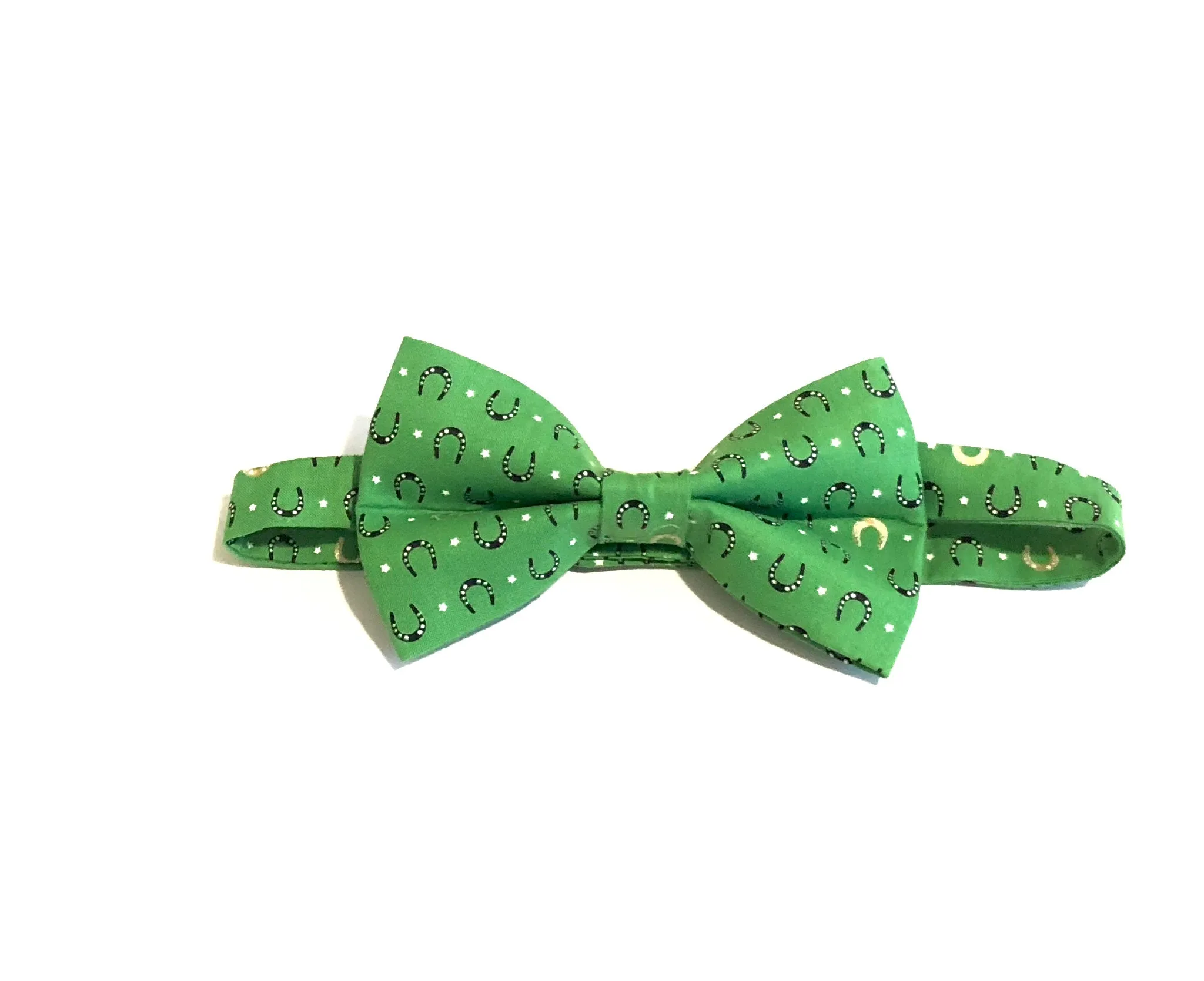 Blue Race Day Horses Self Tie Bow Tie