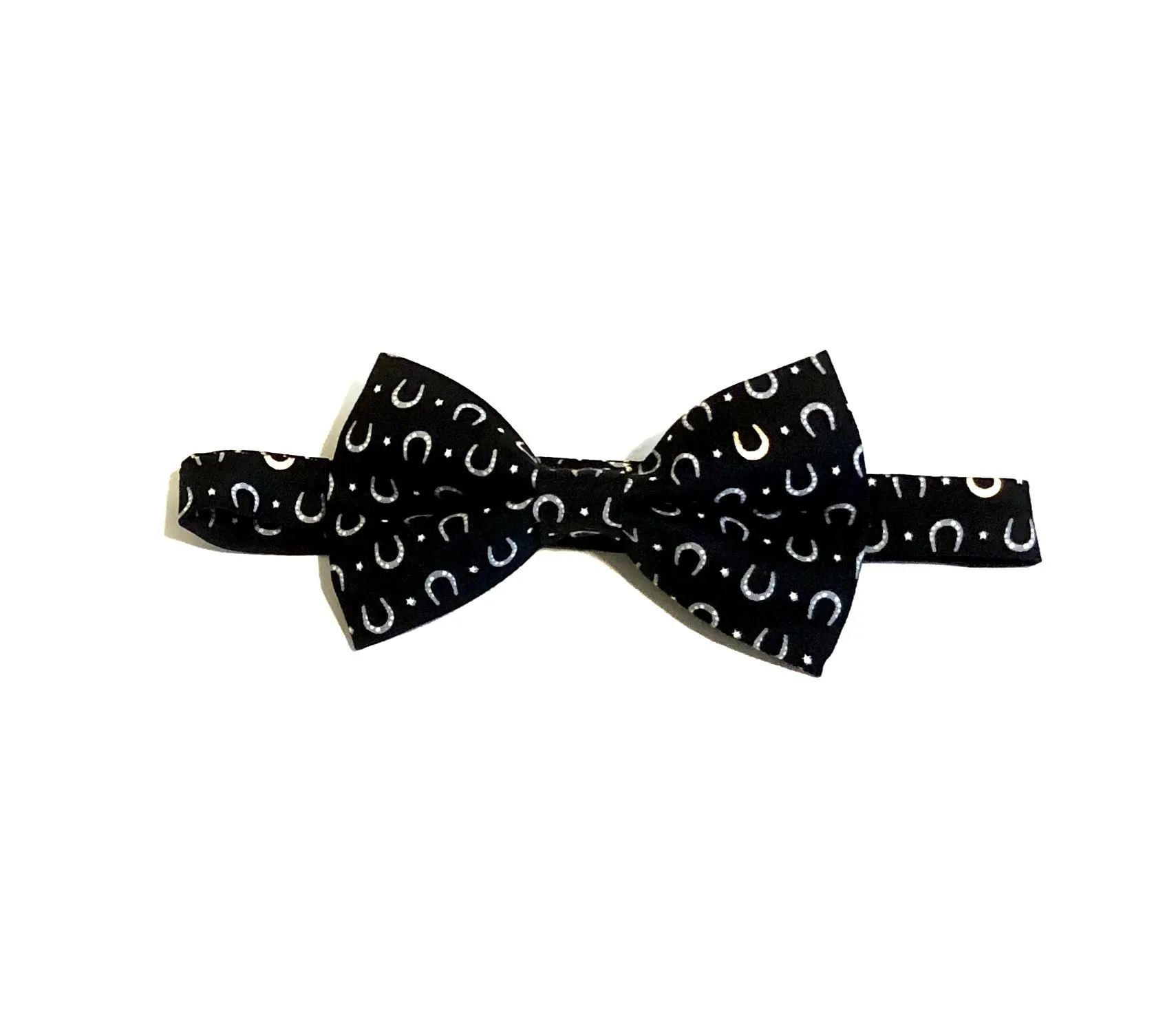 Blue Race Day Horses Self Tie Bow Tie