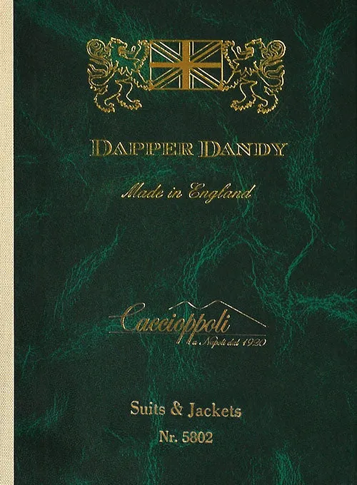 Caccioppoli Dapper Dandy Duffon Blue Wool Jacket