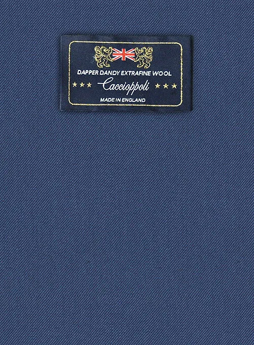 Caccioppoli Dapper Dandy Tavino Persian Blue Wool Jacket