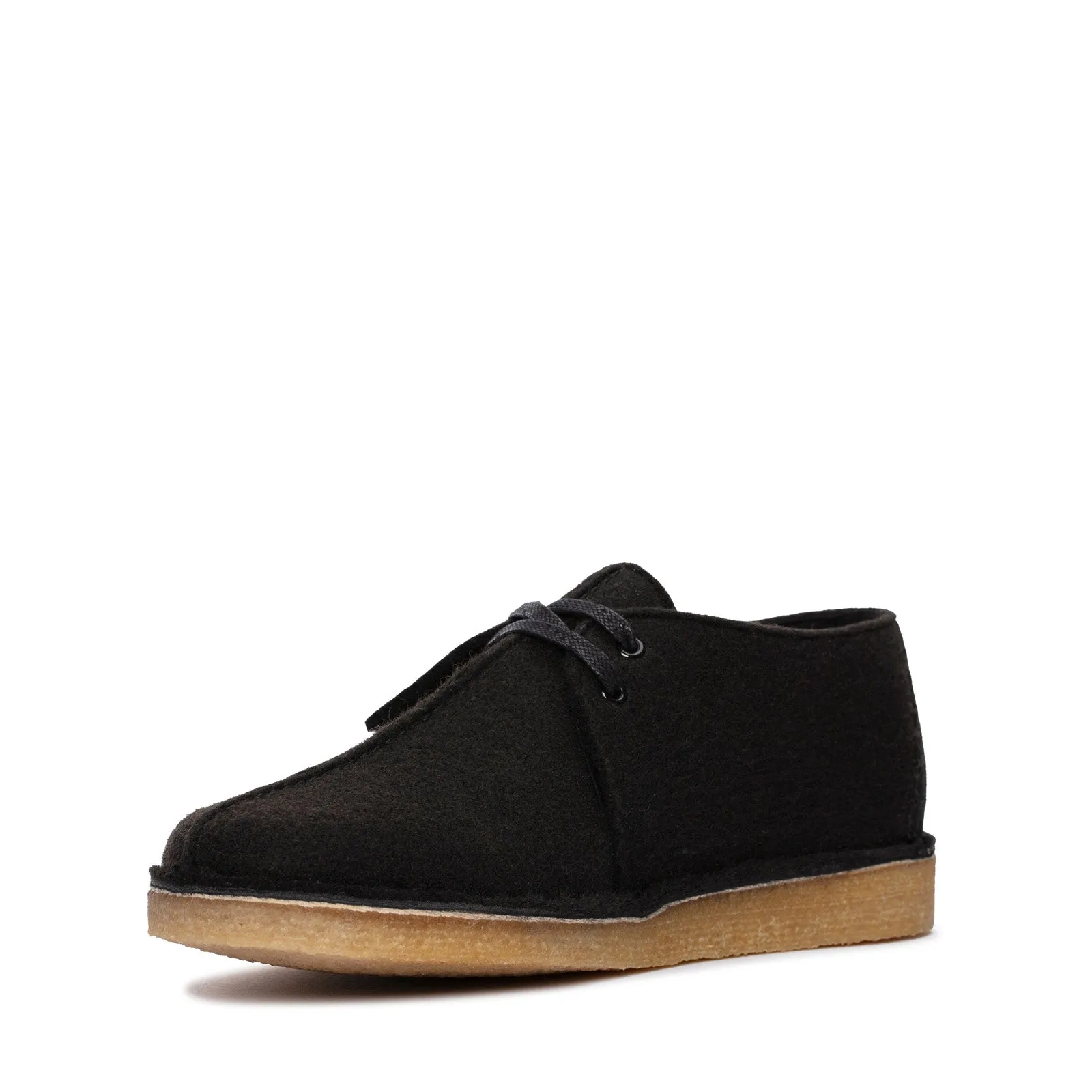 Clarks Originals Desert Trek Men's Black Felt Suede 26168873