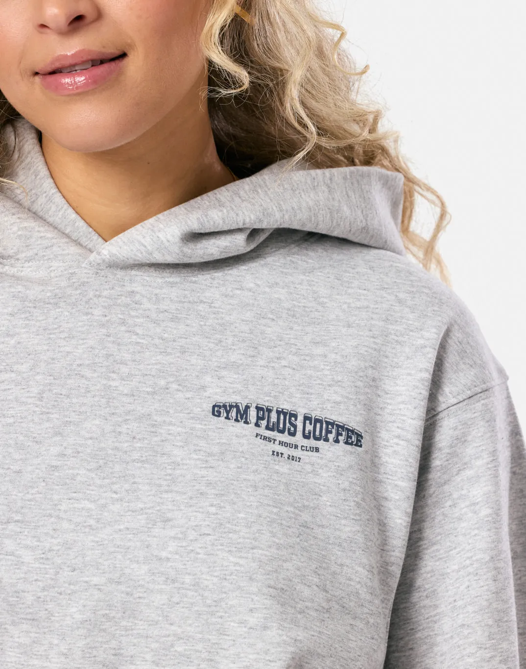 Clubhouse Hoodie in Grey Marl