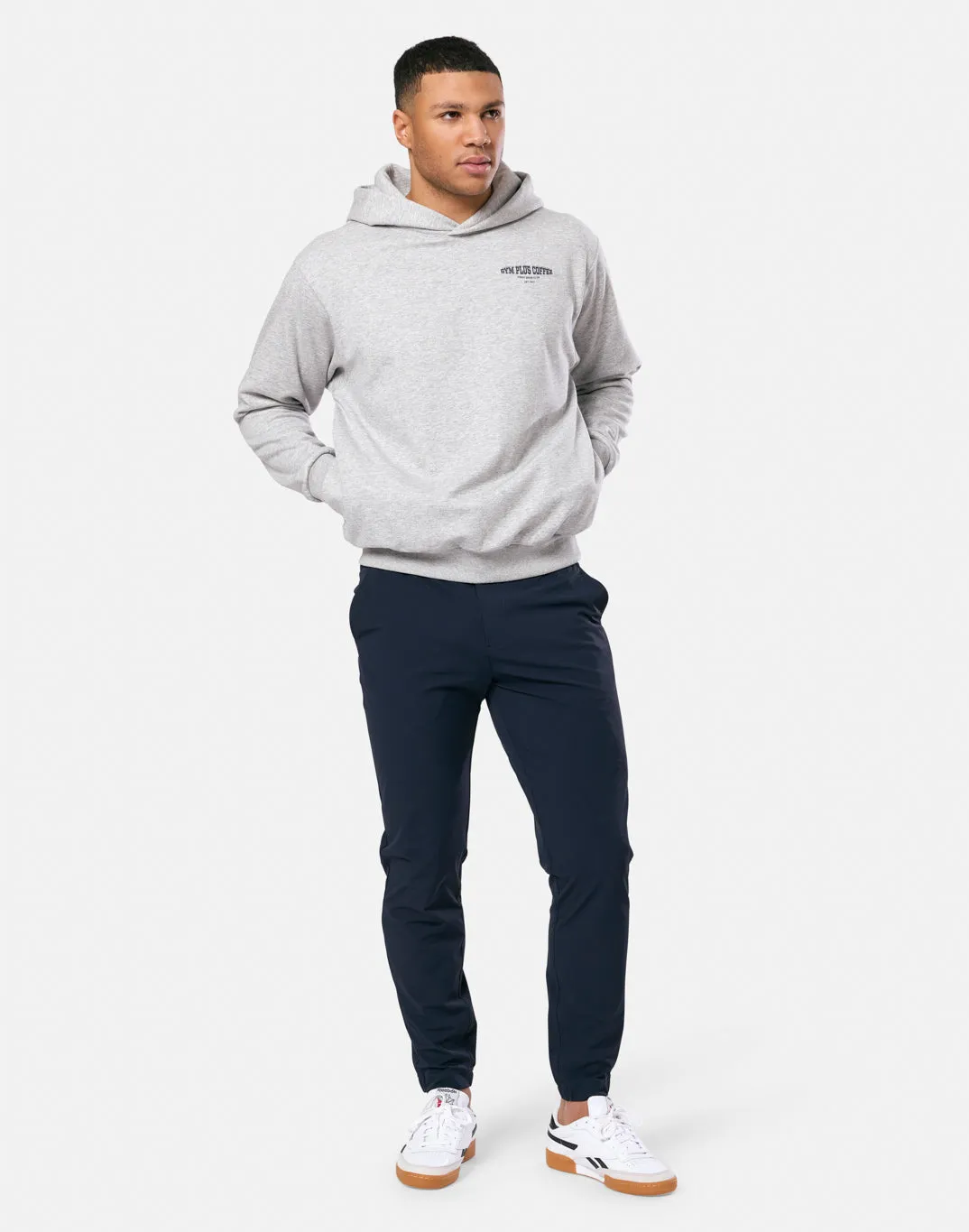 Clubhouse Hoodie in Grey Marl