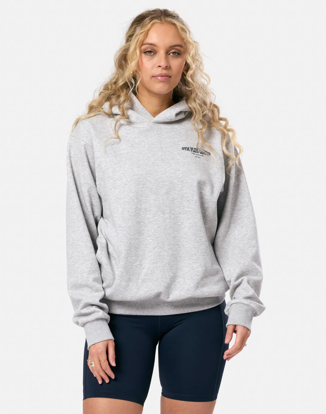 Clubhouse Hoodie in Grey Marl