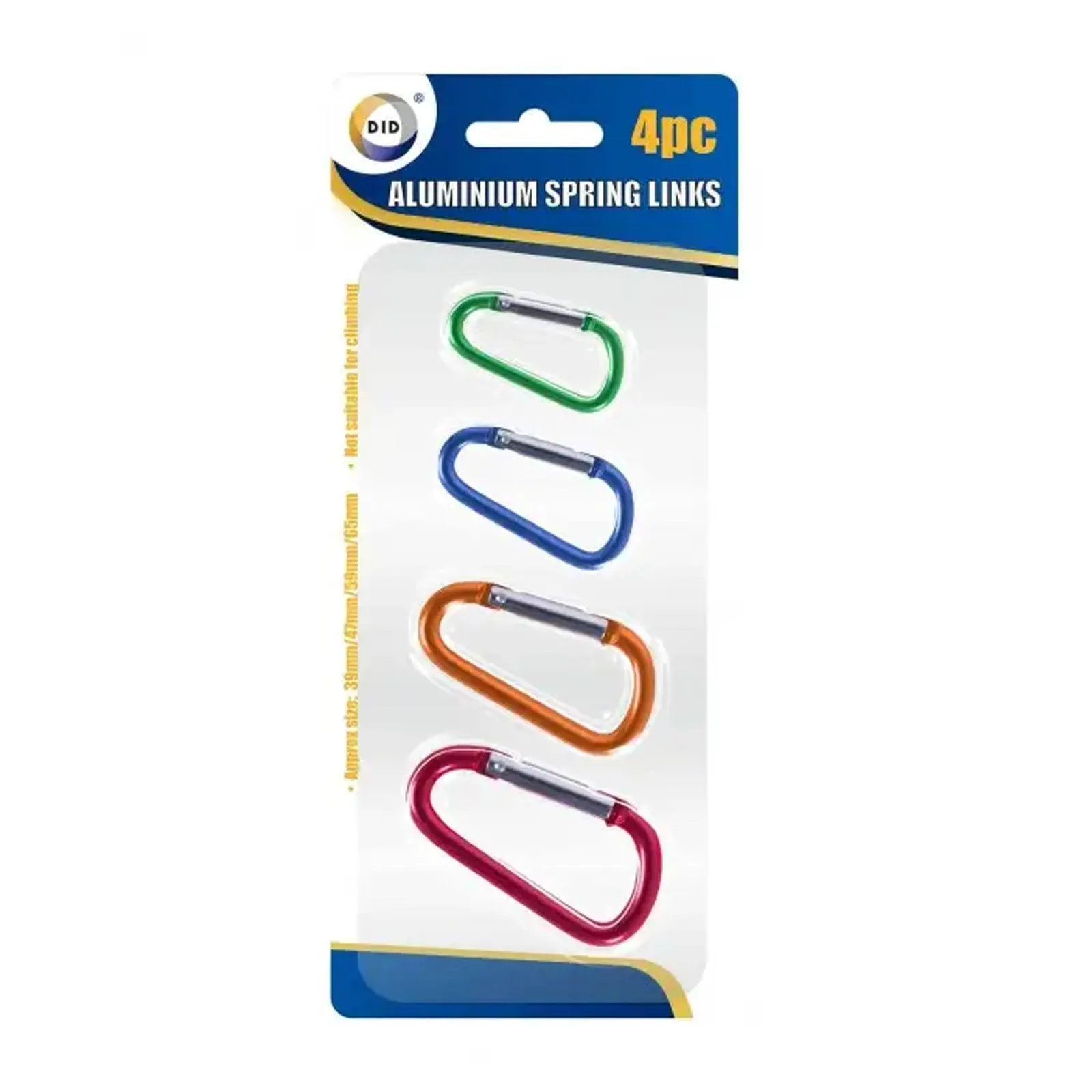 Dina Aluminium Spring Links 4 Pack
