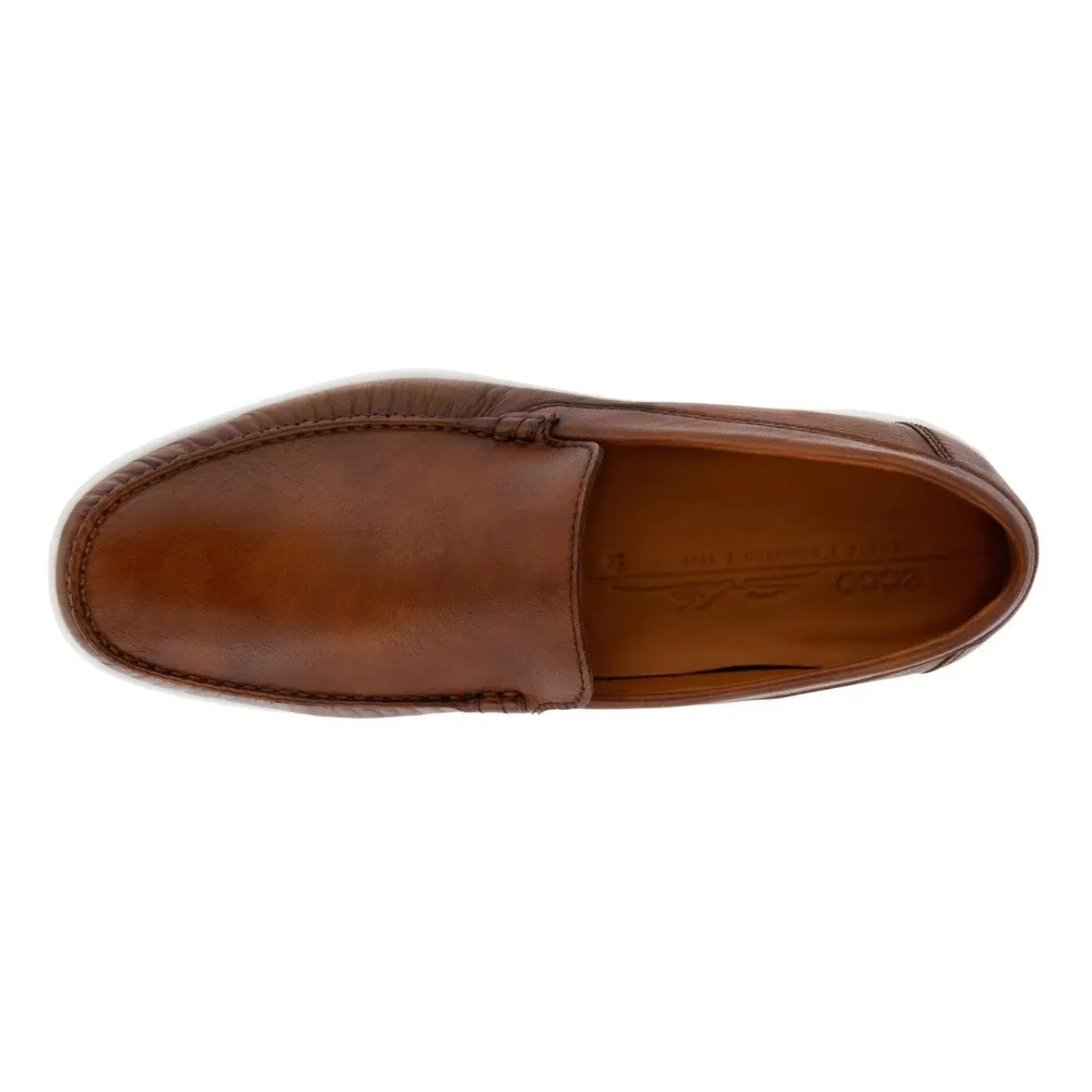 Ecco S Lite Moc Cognac Leather Classic Shoe (Men's)