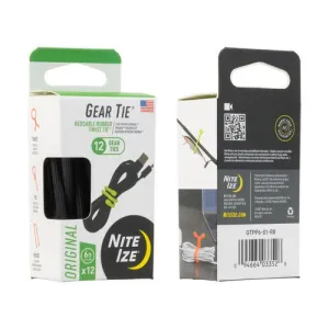 GEAR TIE PROPACK 6INCH - 12 PK