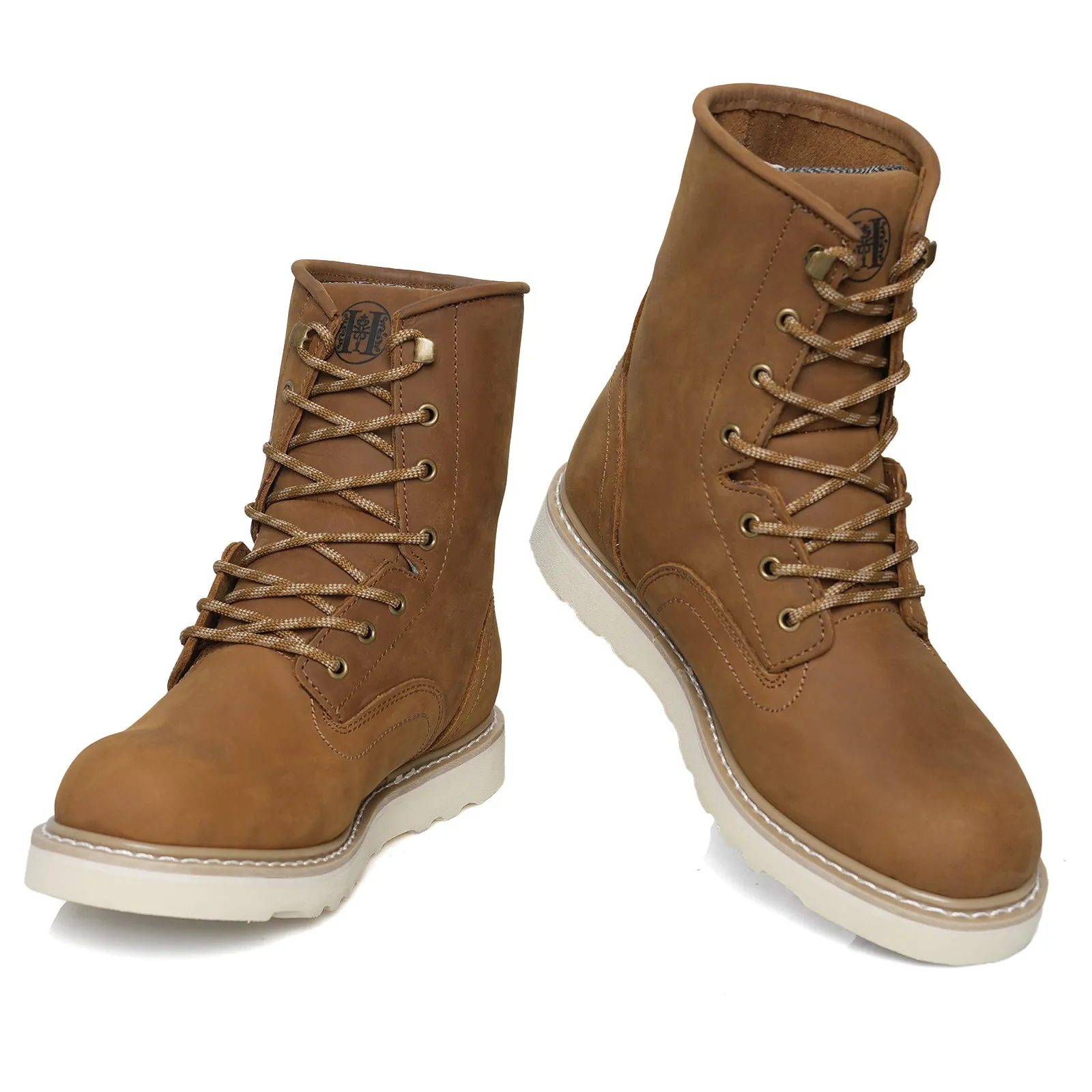 HVB809 - 6'' Soft Toe Retro Non-slip Water Resistant Men's Safety Work Boots