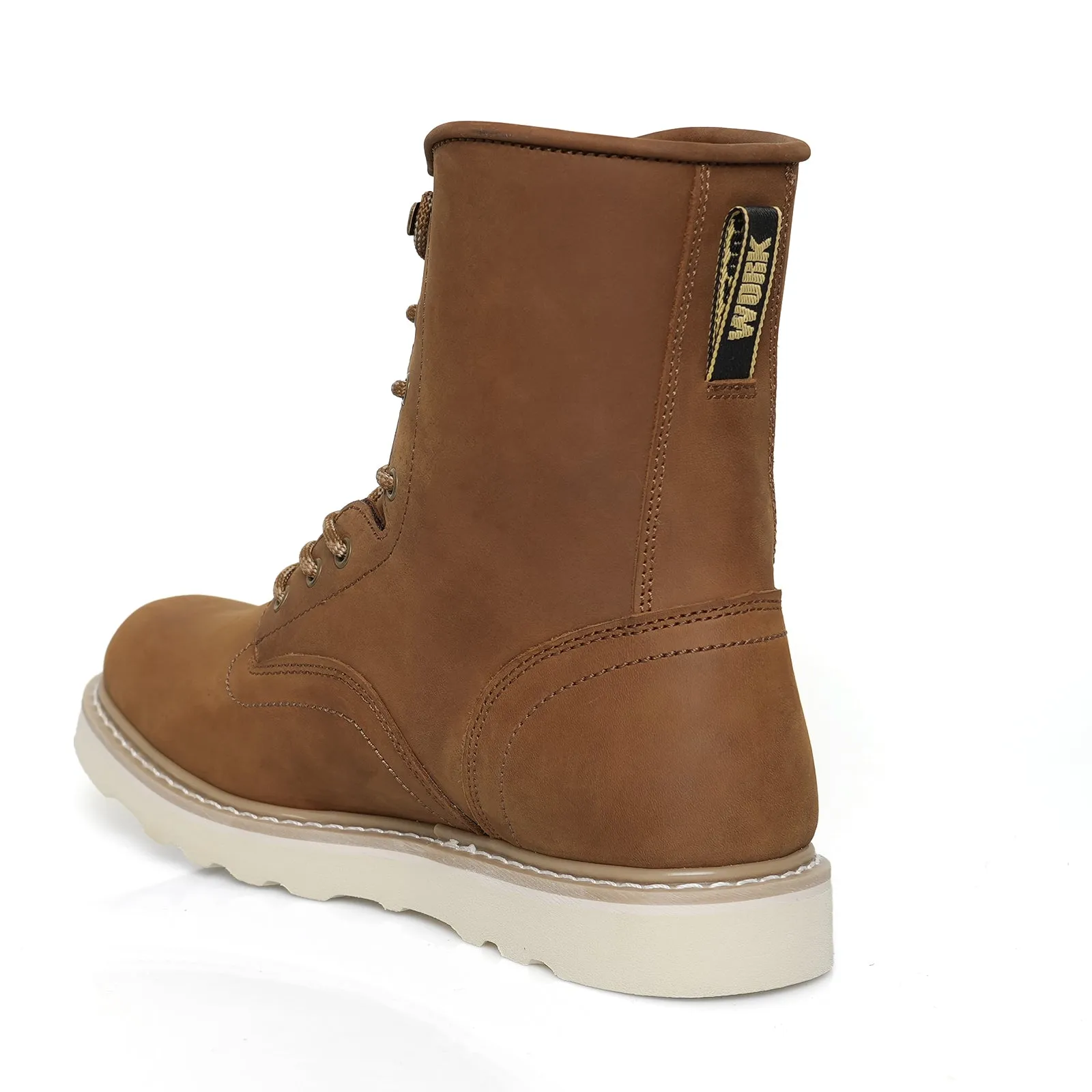 HVB809 - 6'' Soft Toe Retro Non-slip Water Resistant Men's Safety Work Boots