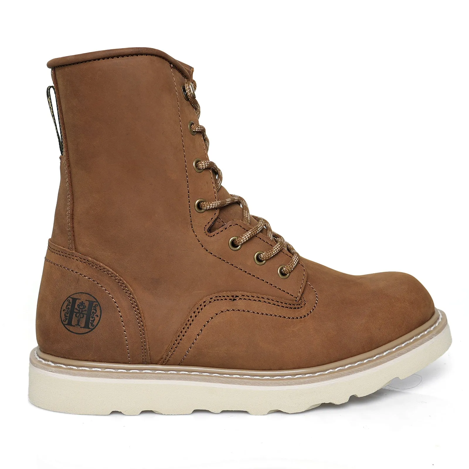 HVB809 - 6'' Soft Toe Retro Non-slip Water Resistant Men's Safety Work Boots