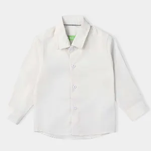 Infant Boys Oxford Formal Shirt-White