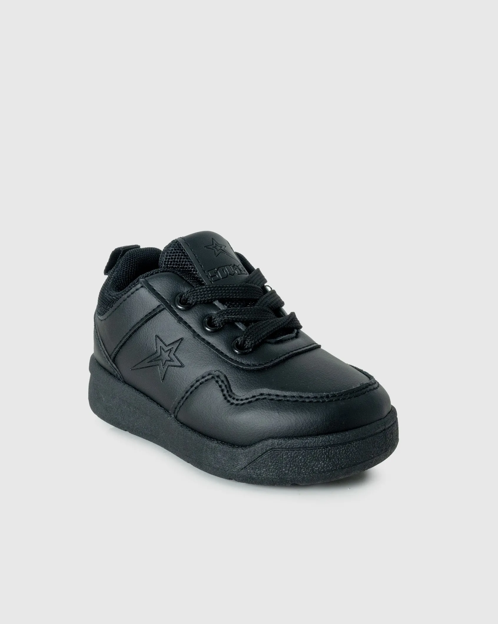 Infants Andy - PU Leather School Sneaker