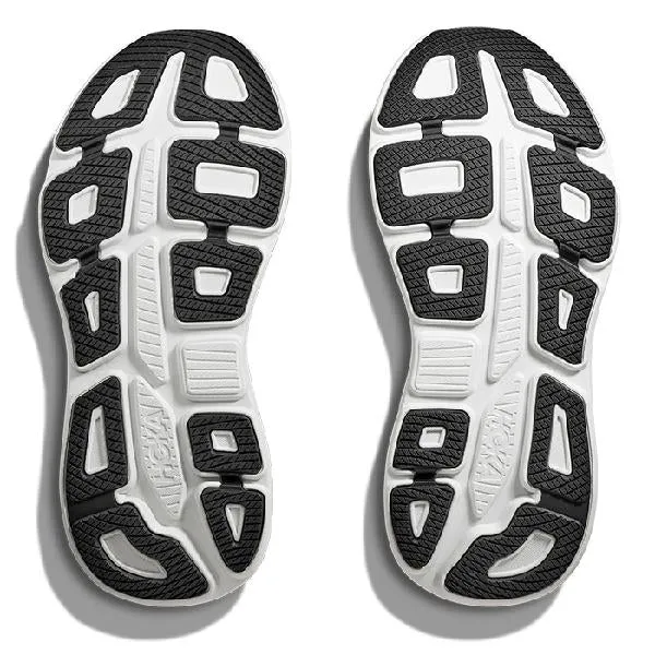 Mens Hoka Bondi 9 Extra Wide in Black/White