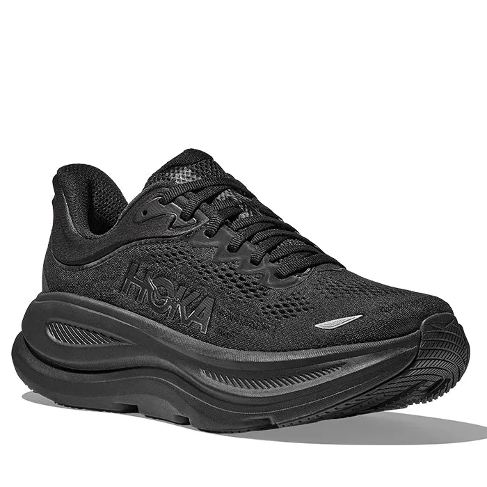 Mens Hoka Bondi 9 in Black/Black