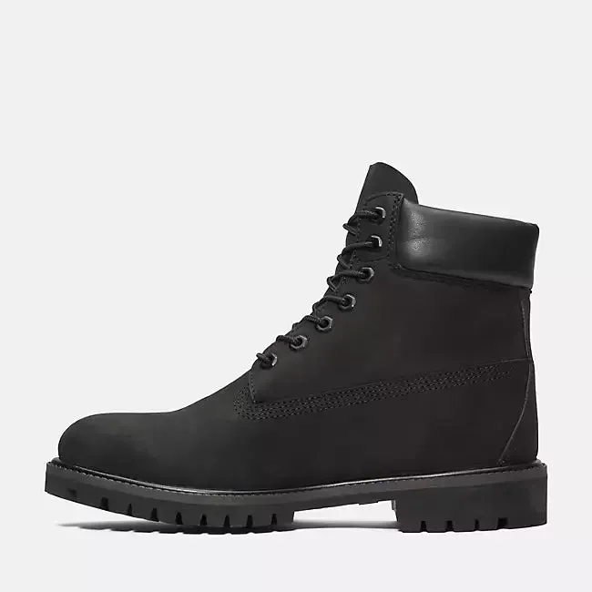 Men's Timberland® 6-Inch Premium Waterproof Boot (10073) Black Suede