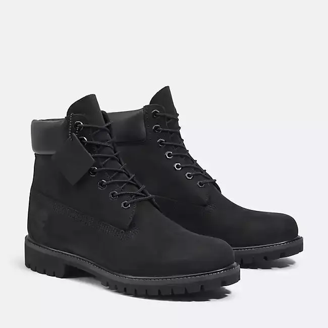 Men's Timberland® 6-Inch Premium Waterproof Boot (10073) Black Suede