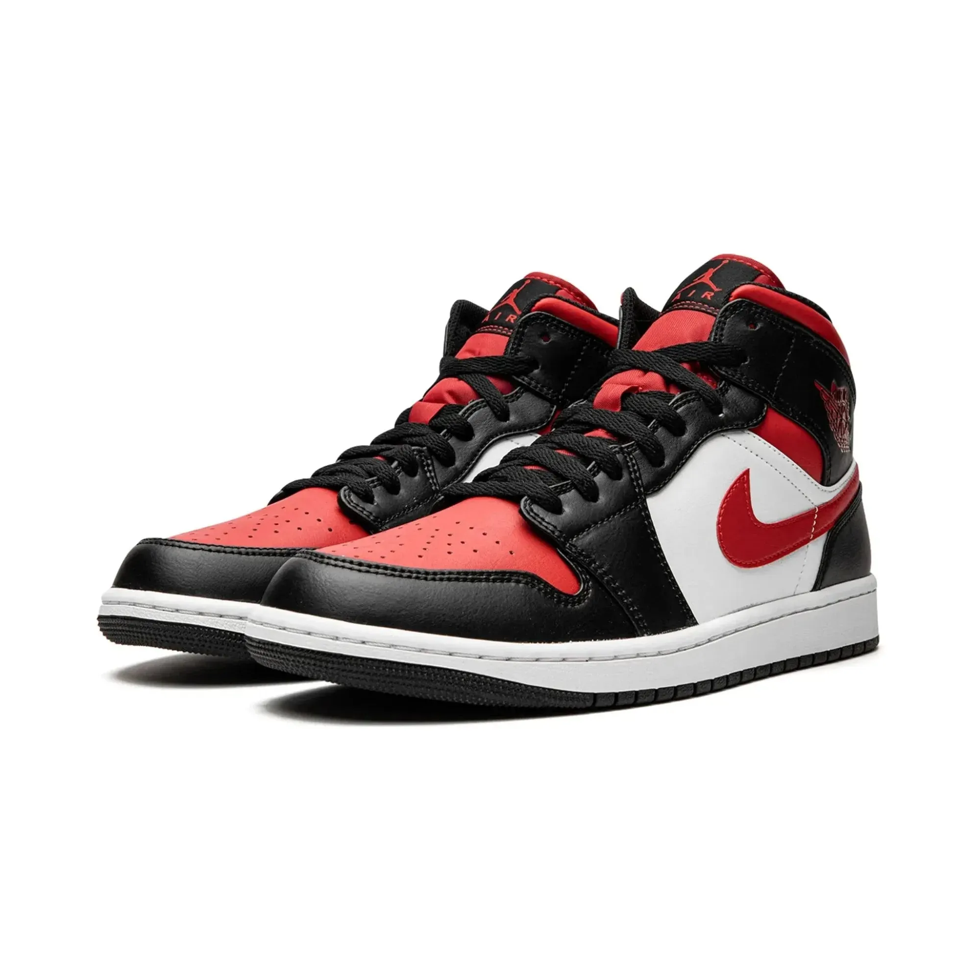 Nike Air Jordan 1 Mid "White Black Red"
