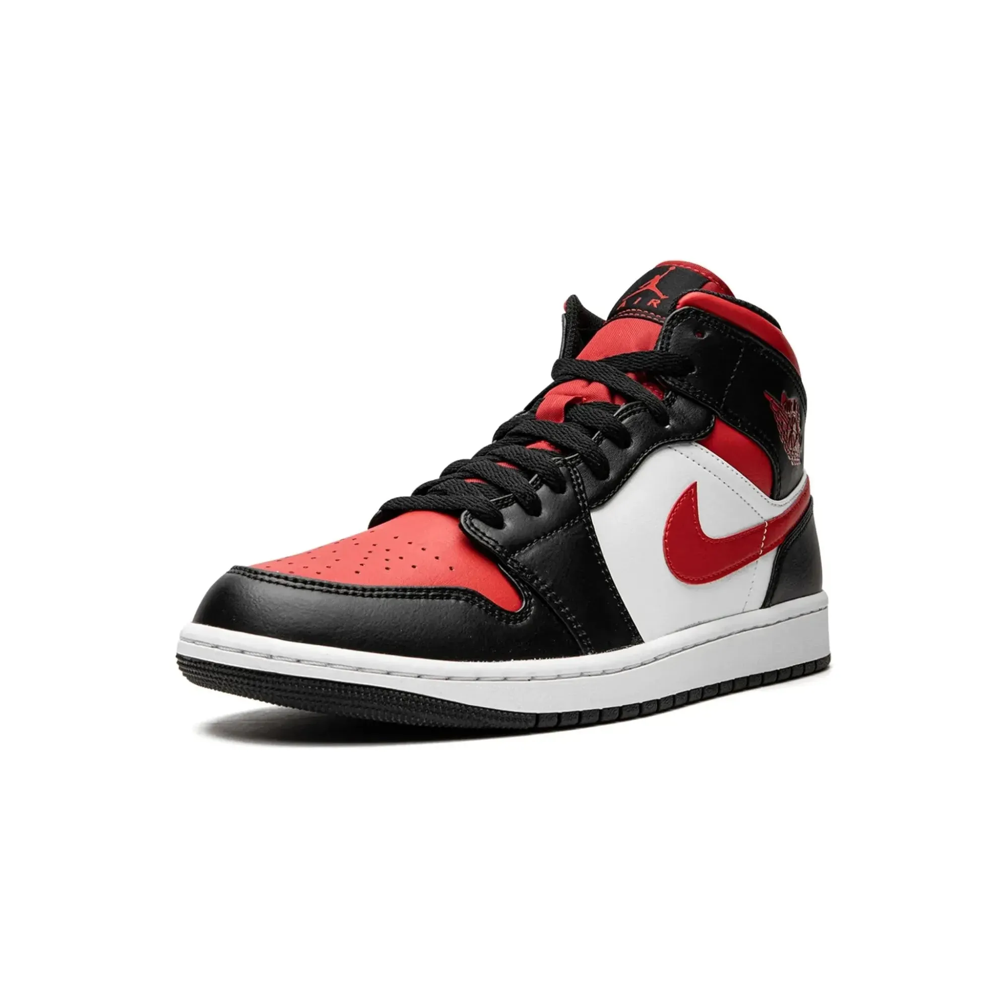Nike Air Jordan 1 Mid "White Black Red"