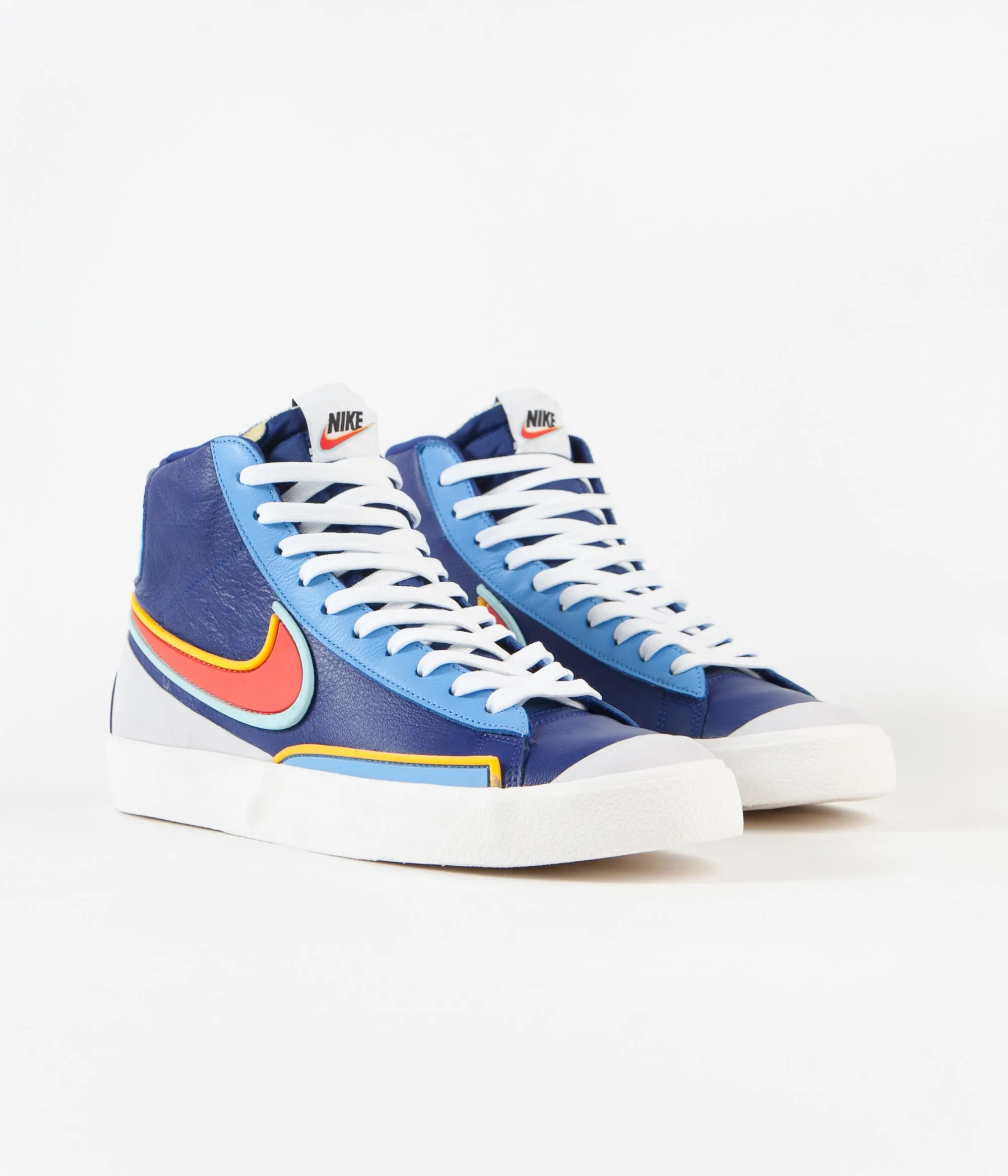 Nike Blazer Mid '77 Infinite Shoes - Deep Royal Blue / Chile Red - Copa