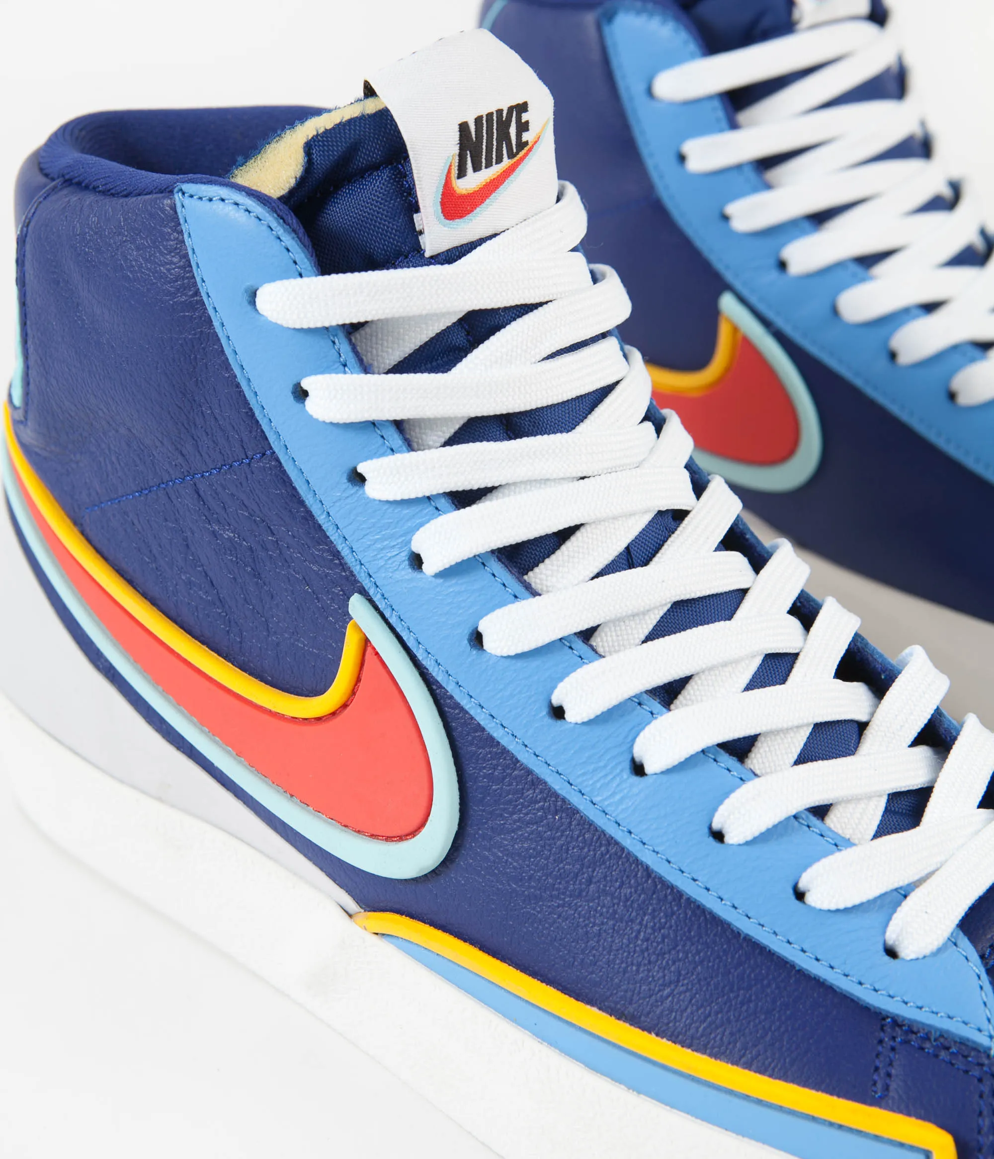 Nike Blazer Mid '77 Infinite Shoes - Deep Royal Blue / Chile Red - Copa