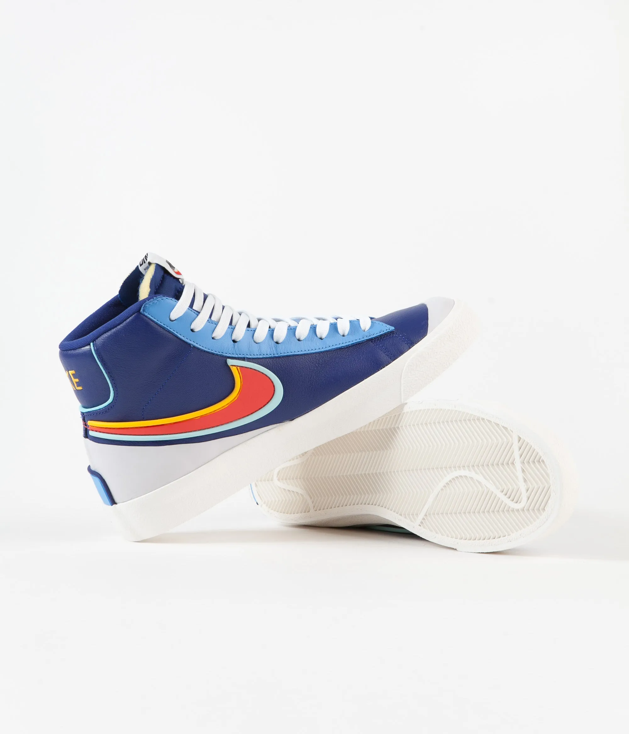Nike Blazer Mid '77 Infinite Shoes - Deep Royal Blue / Chile Red - Copa