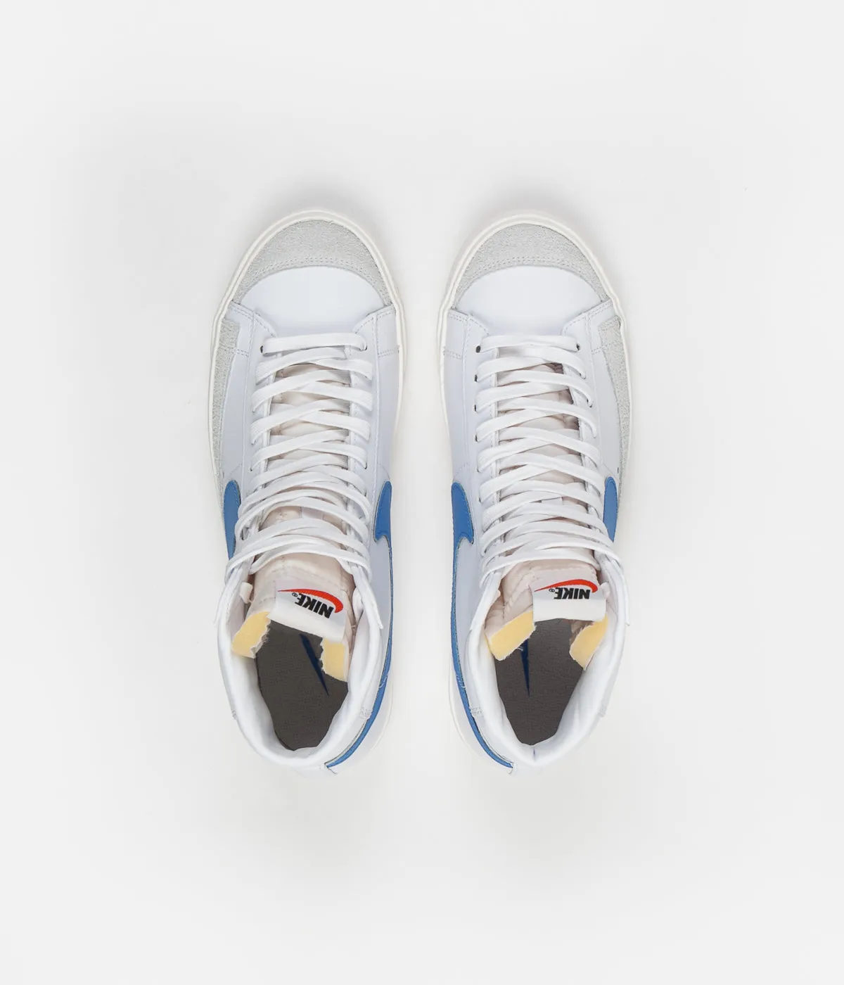 Nike Blazer Mid '77 Vintage Shoes - Pacific Blue / Sail - White
