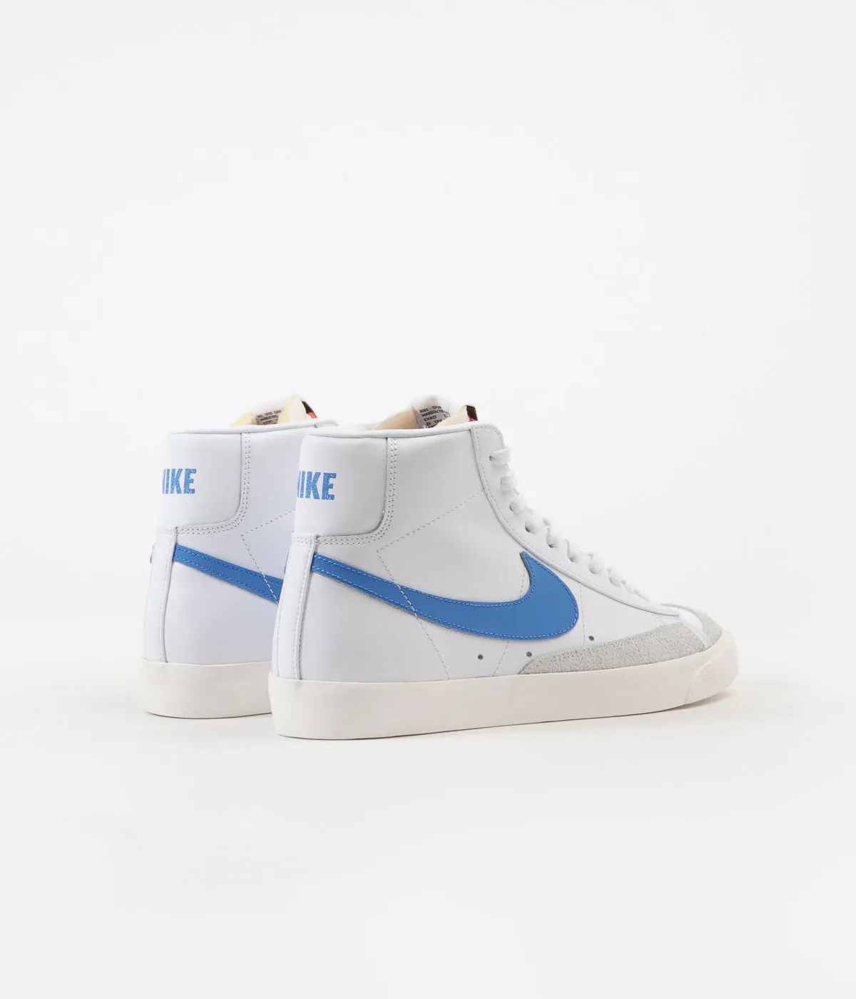 Nike Blazer Mid '77 Vintage Shoes - Pacific Blue / Sail - White