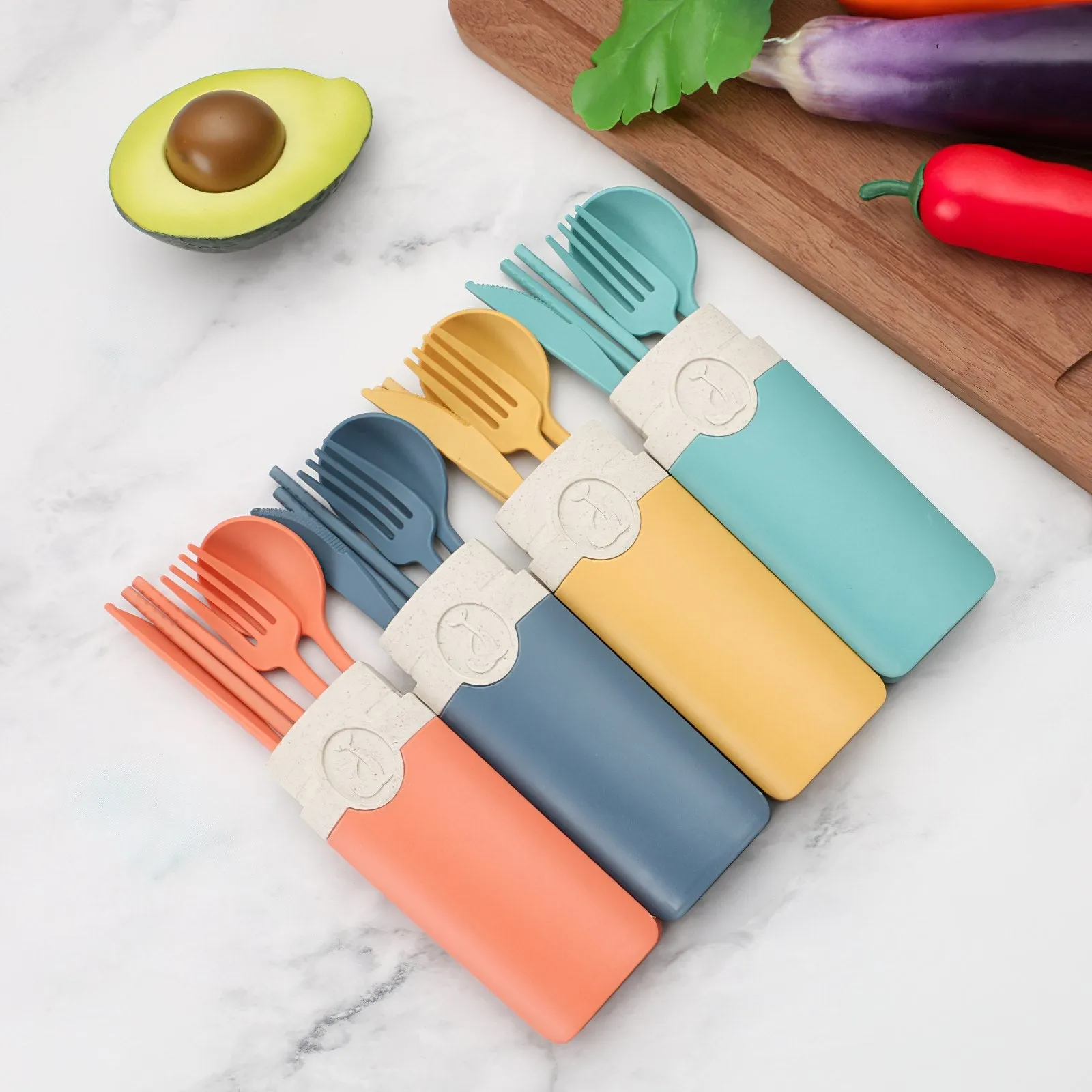 Portable Reusable Cutlery Set