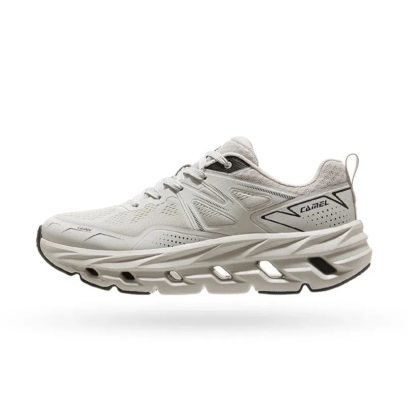 "Golden Camel Cushioned Jogging Shoes"