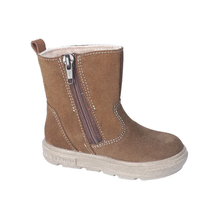 Ricosta Cosima Brown Suede Waterproof Boot Squirrel Motif