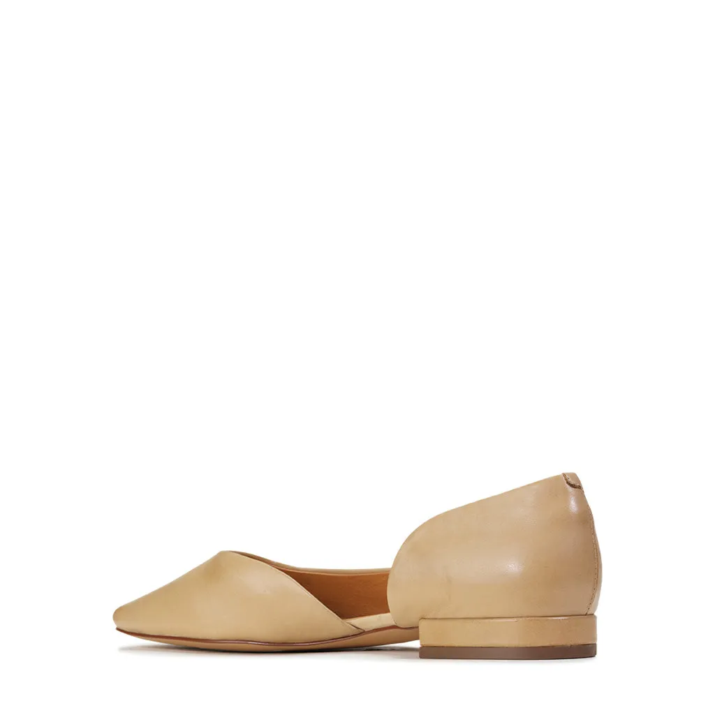 ROCHEL LEATHER BALLET FLATS