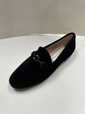 SALE FW24 Venettini Rian11 Plain Velvet Pewter Chain Slip On