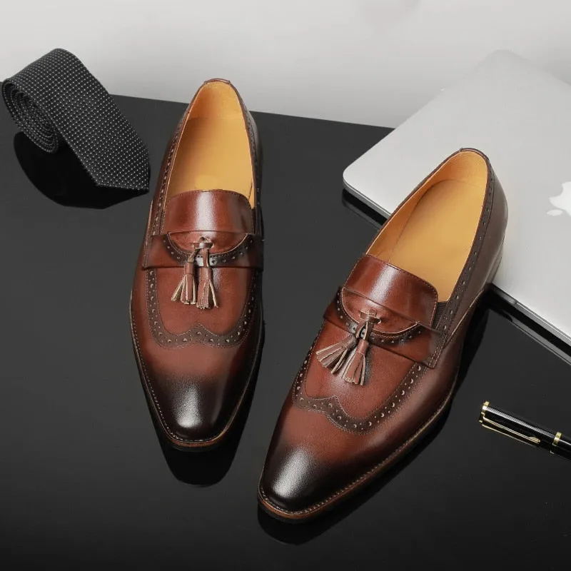 Serpatura Classic Monk Loafers