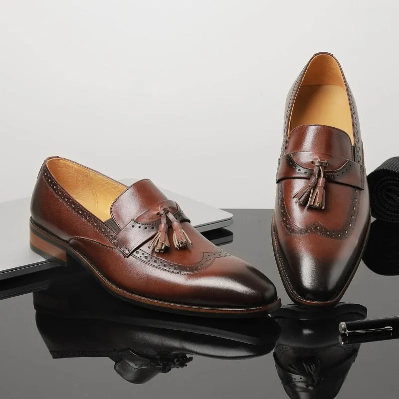 Serpatura Classic Monk Loafers