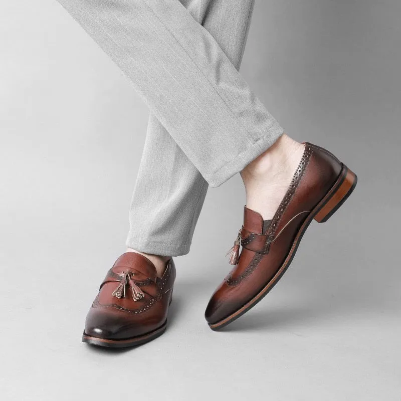 Serpatura Classic Monk Loafers