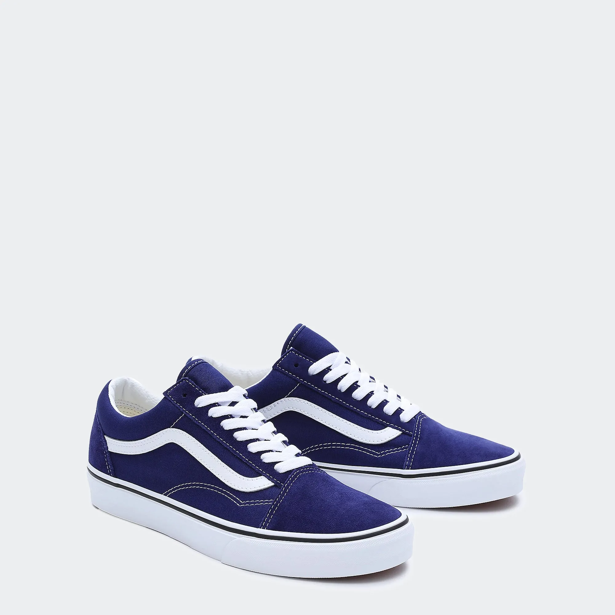 Unisex Vans Canvas Old Skool Shoes Theory Blue