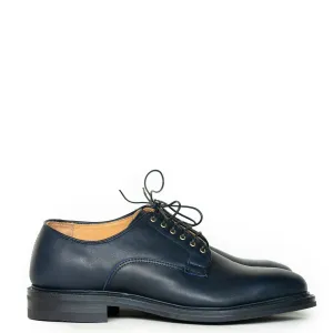 Viberg - Navy Oiled Calf Derby Shoe 2020 Last