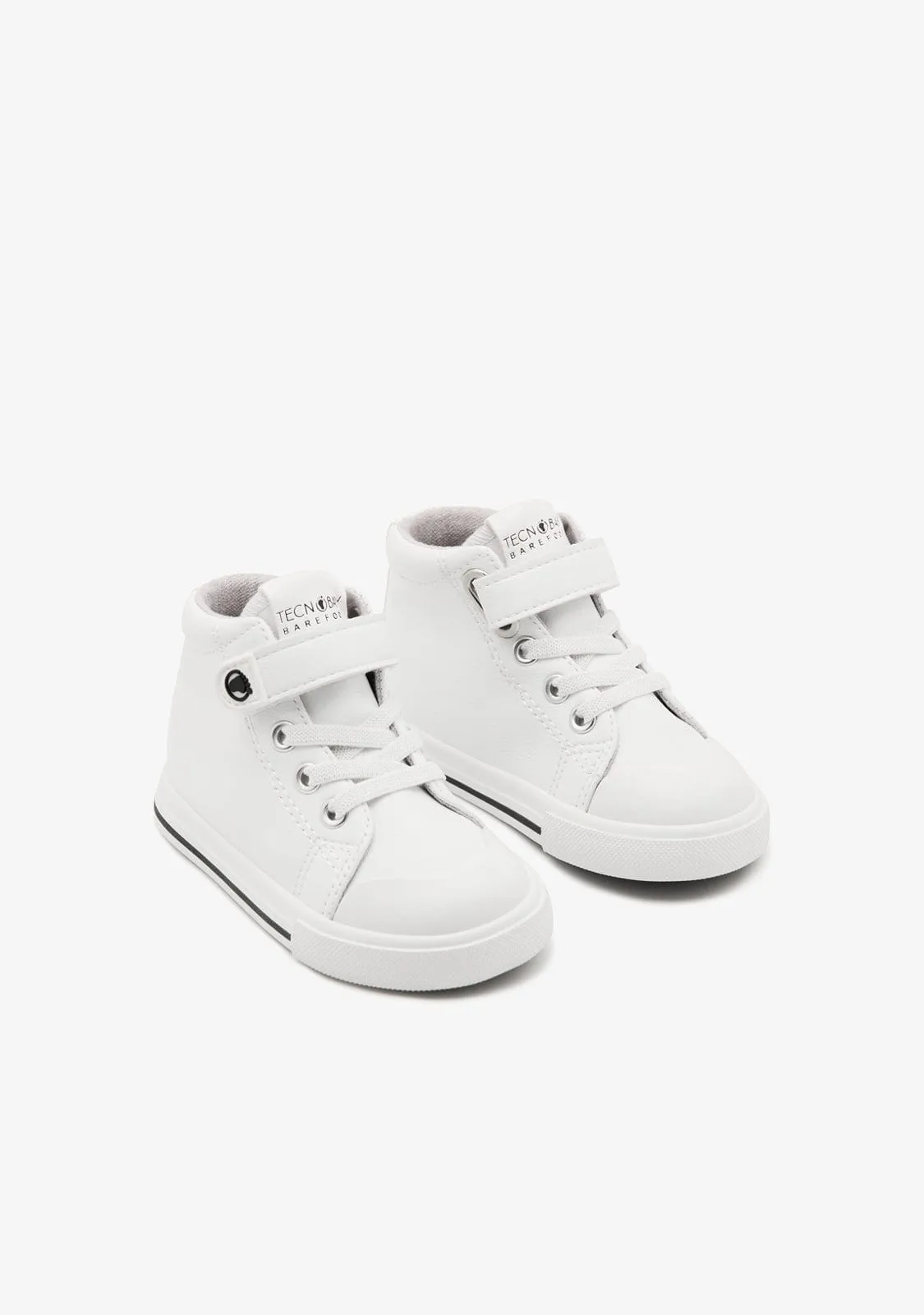 White Respectful High Sneakers