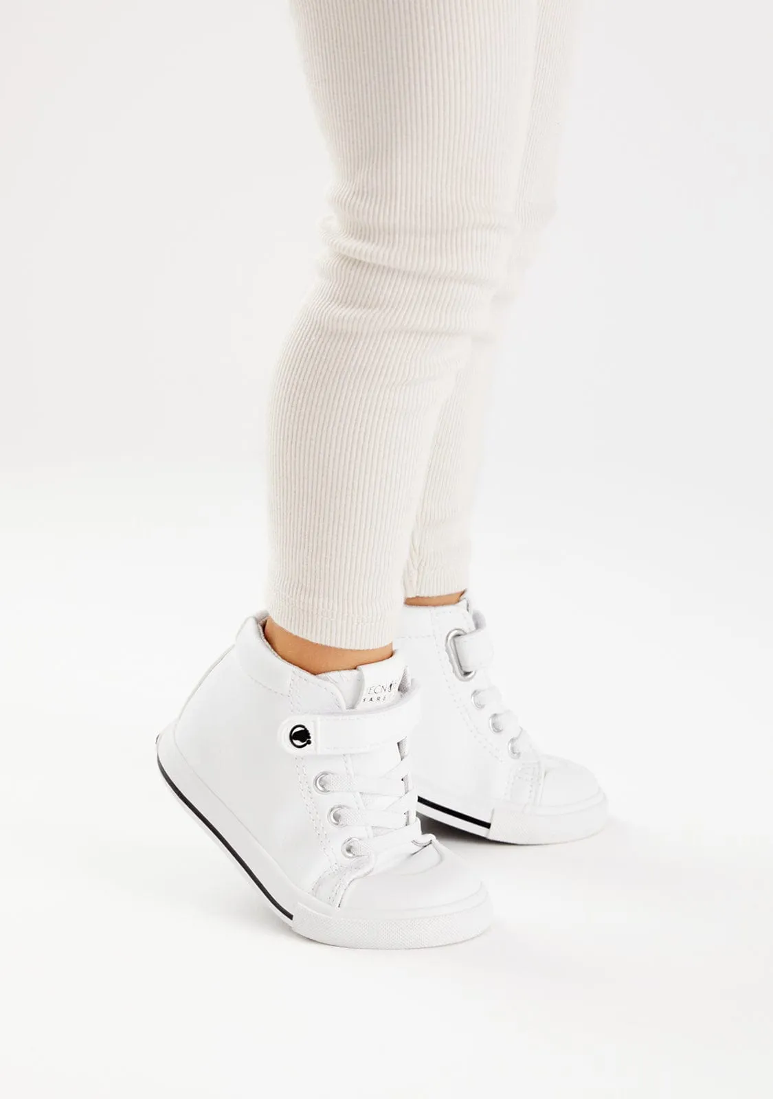White Respectful High Sneakers
